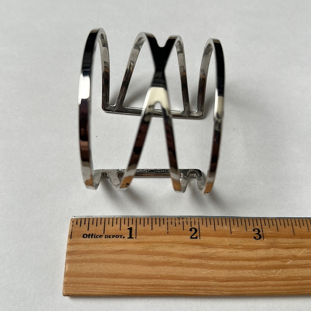 Silver cuff bracelet